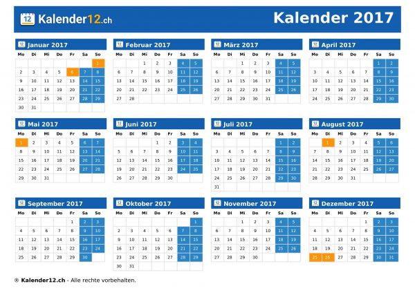 Kalender 2017