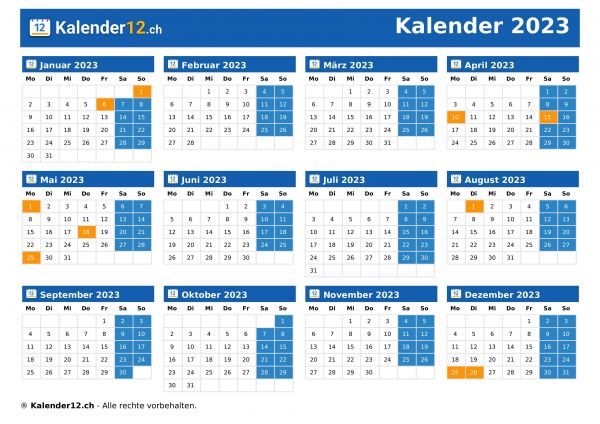 Kalender 2023